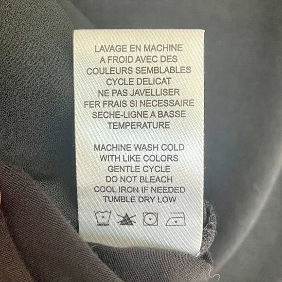 Alex & Lili Black V-Neck Short Sleeve Top – Size Medium | - Picture 7 of 8